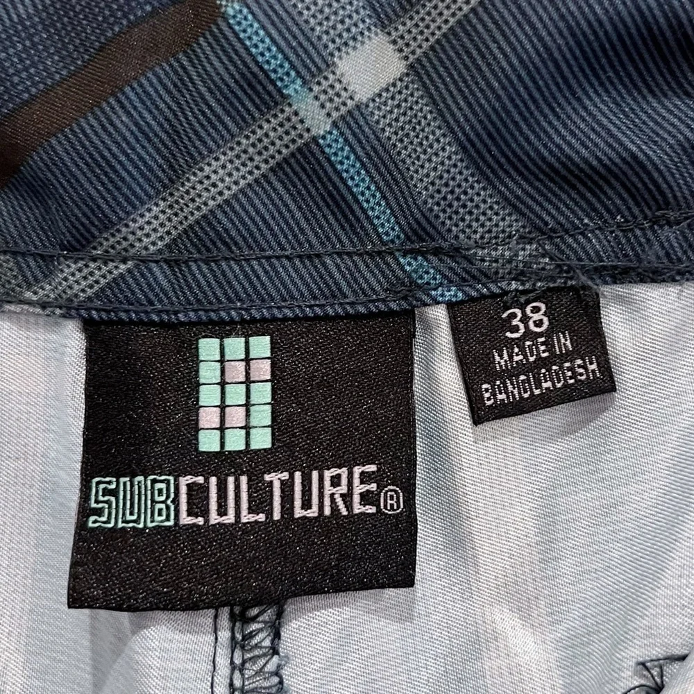 Subculture plaid blue